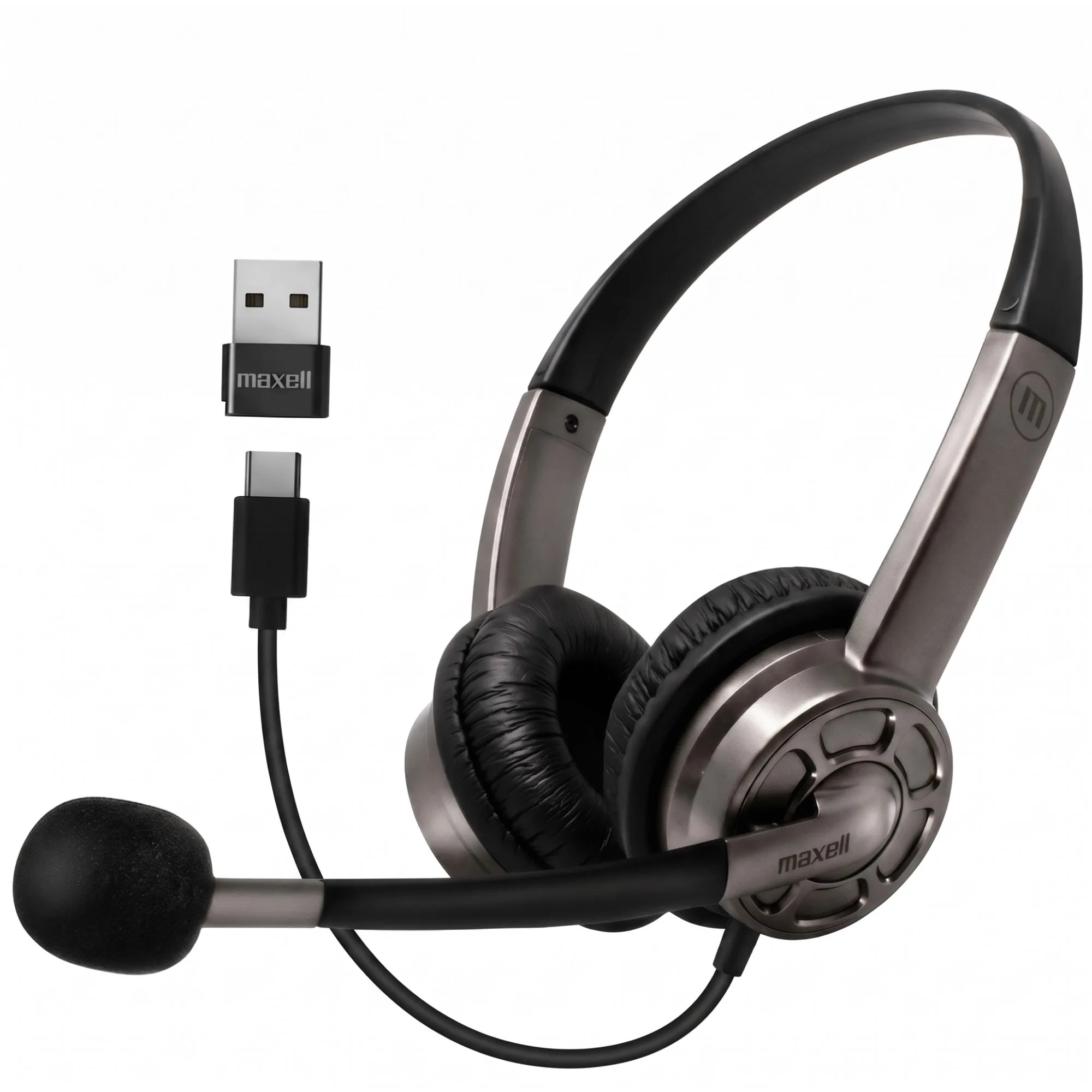 Audífonos Maxell USB-C/USB Con